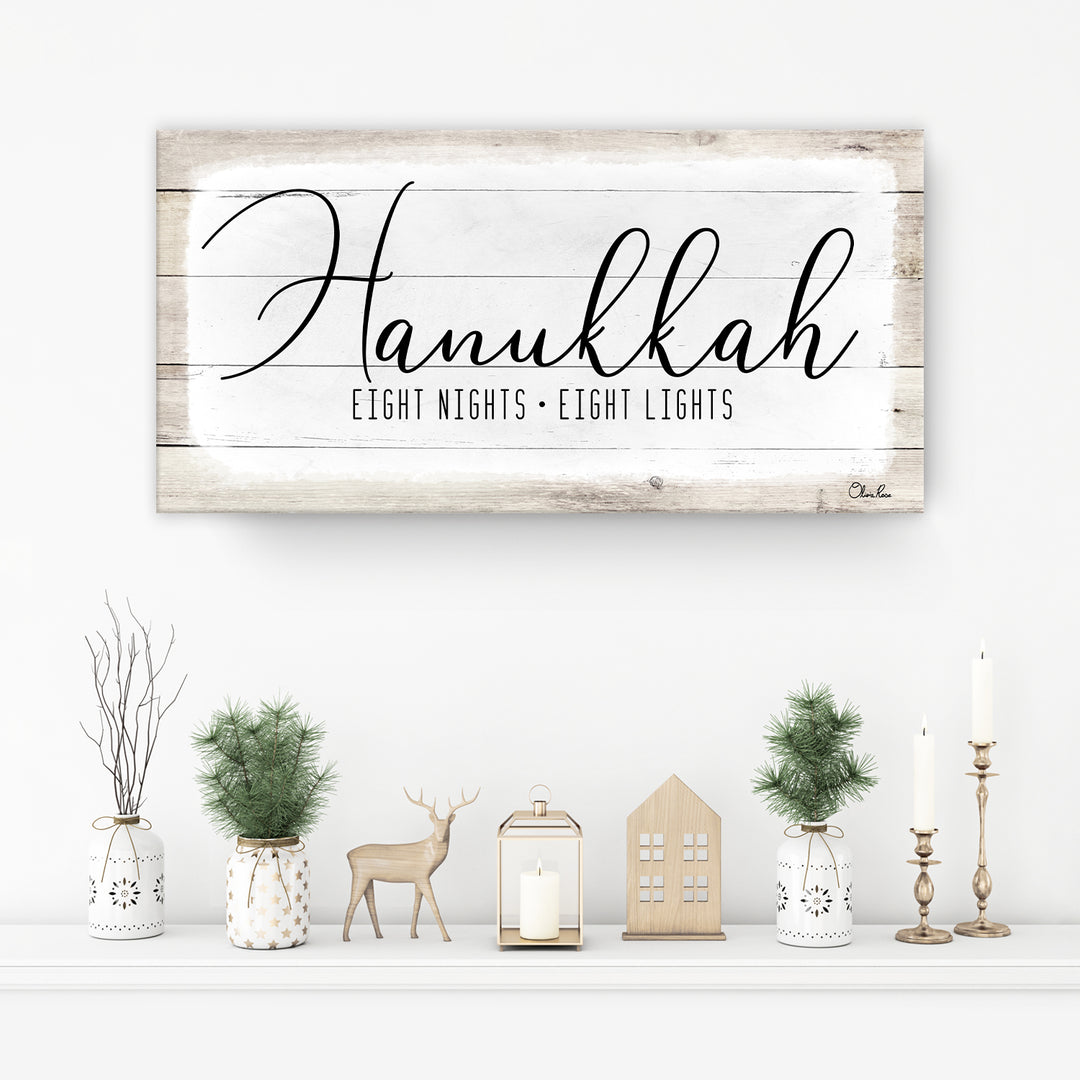 'Hanukkah' Holiday Canvas Wall Art
