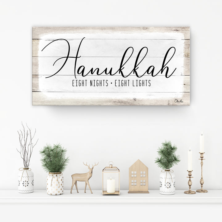 'Hanukkah' Holiday Canvas Wall Art