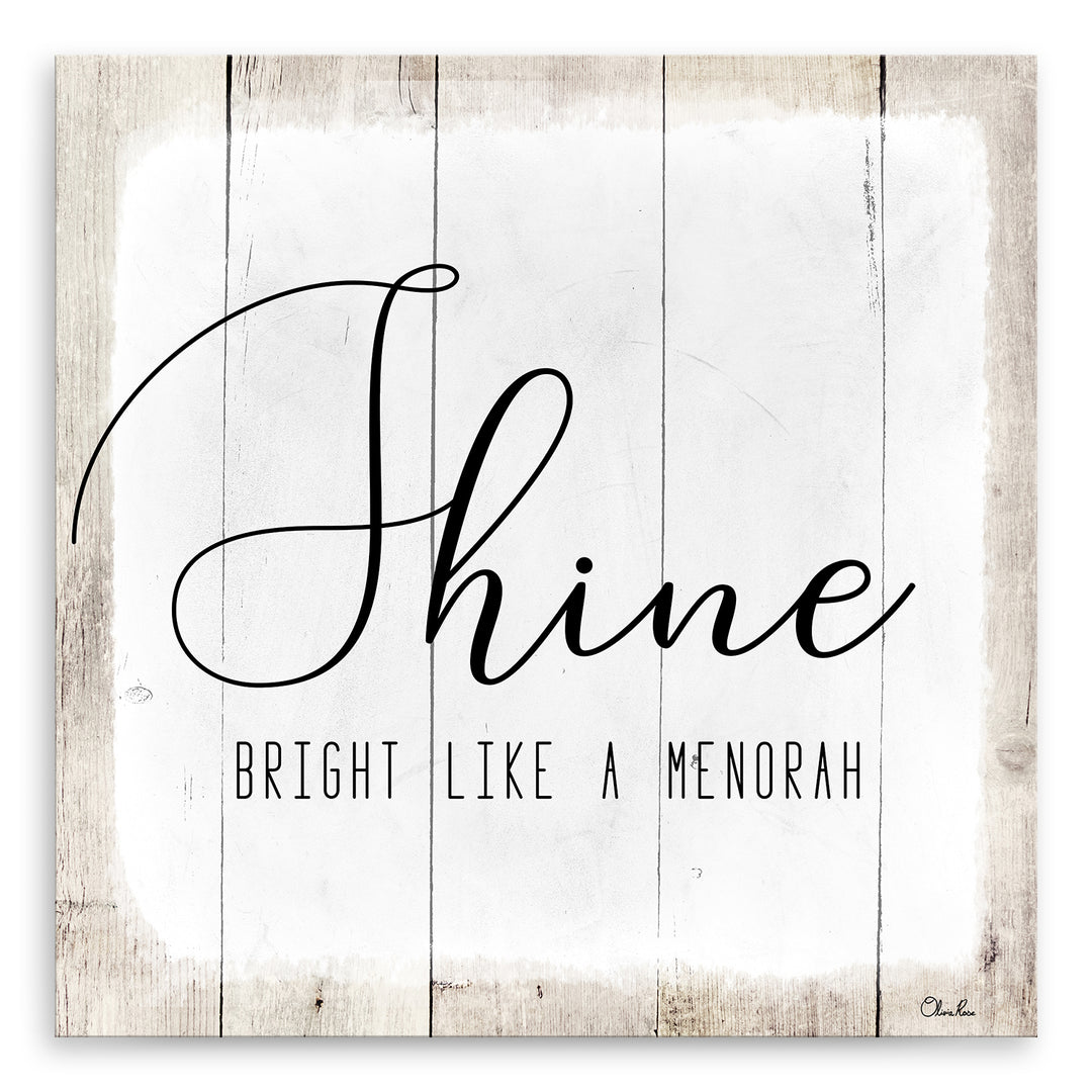 Shine' Hanukkah  Wall Art