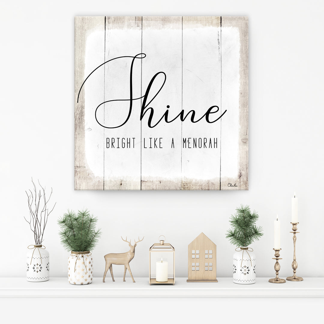 Shine' Hanukkah  Wall Art