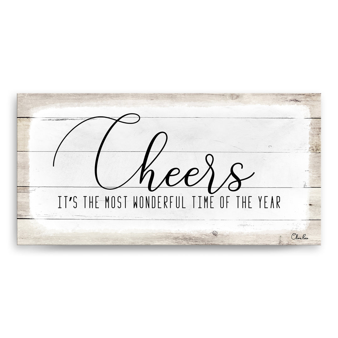 'Cheers' Holiday Canvas Wall Art
