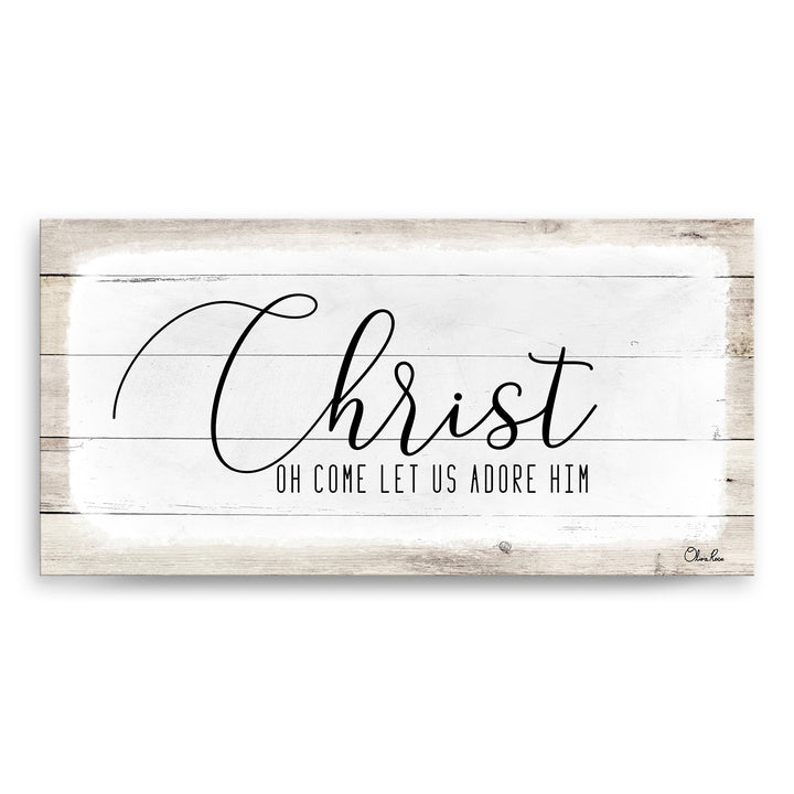 'Christ' Holiday Canvas Wall Art
