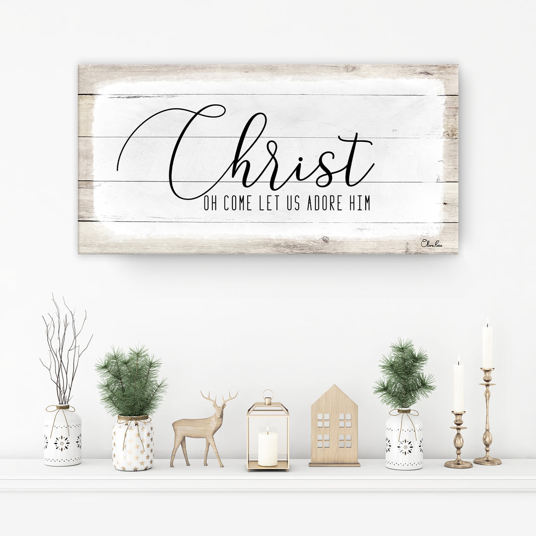 'Christ' Holiday Canvas Wall Art