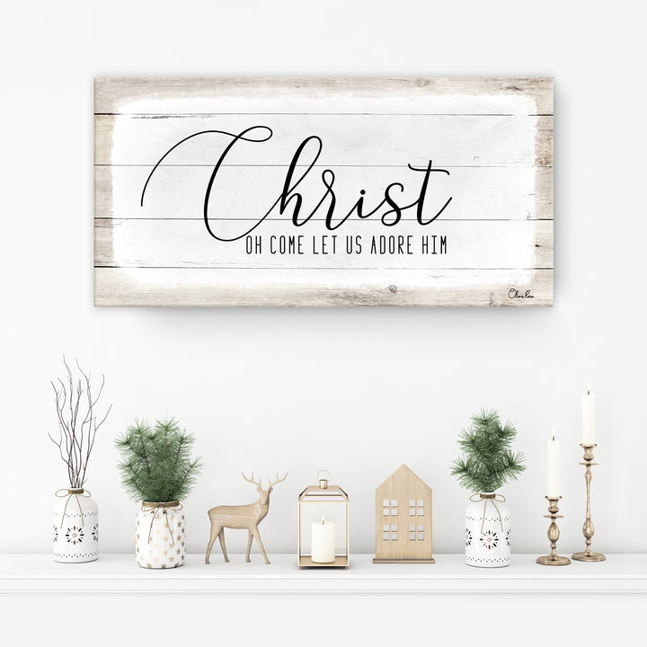 'Christ' Holiday Canvas Wall Art