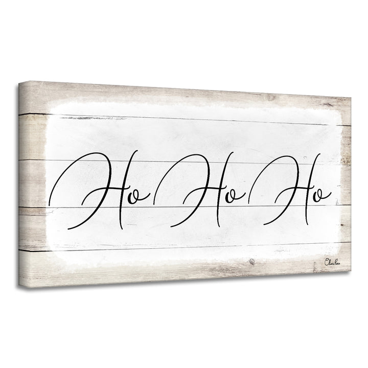 'Ho-Ho-Ho' Holiday Canvas Wall Art