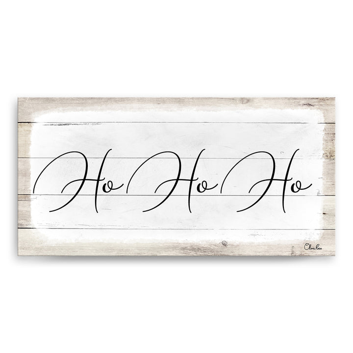 'Ho-Ho-Ho' Holiday Canvas Wall Art