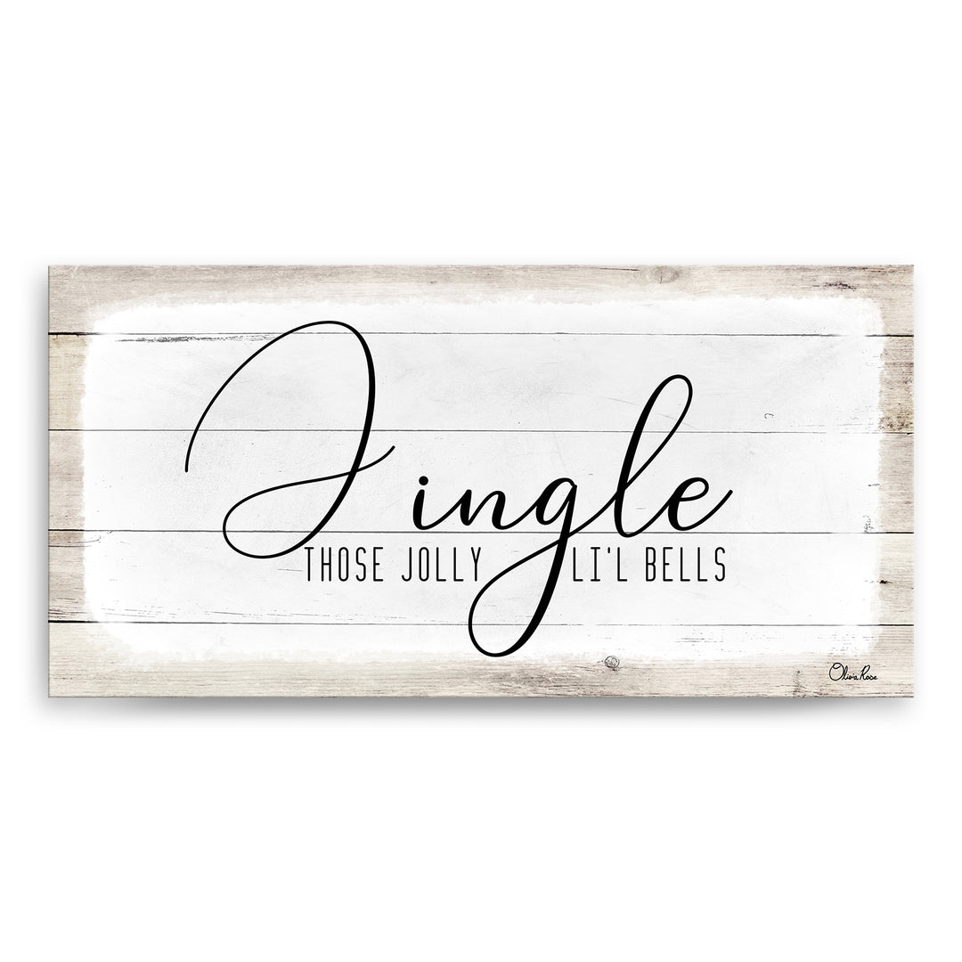 'Jingle' Holiday Canvas Wall Art