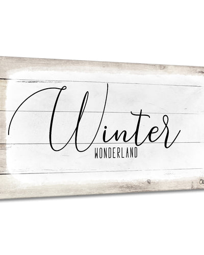 'Winter Wonderland' Holiday Canvas Wall Art