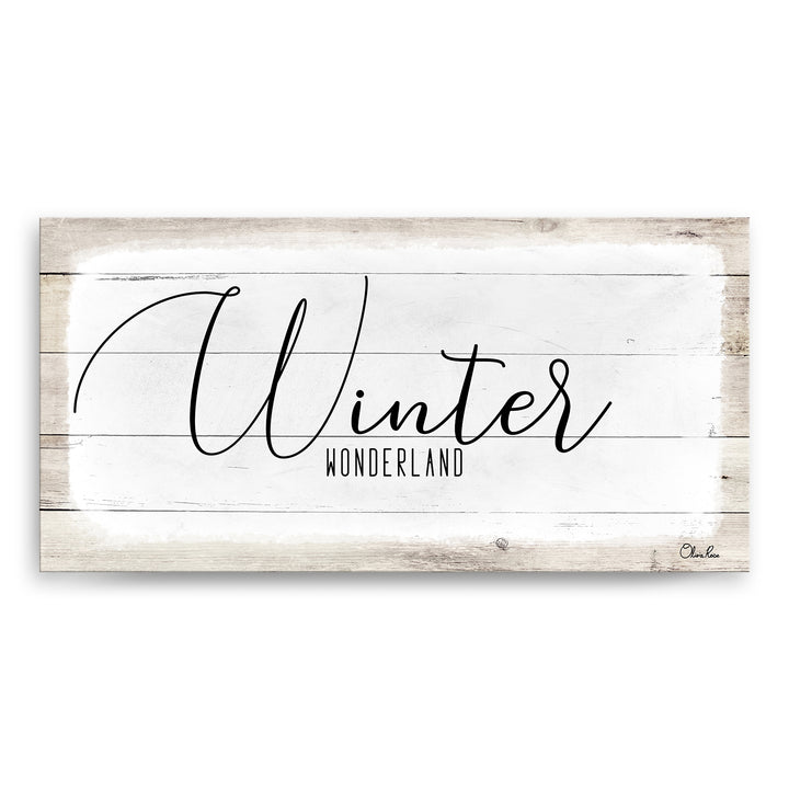 'Winter Wonderland' Holiday Canvas Wall Art