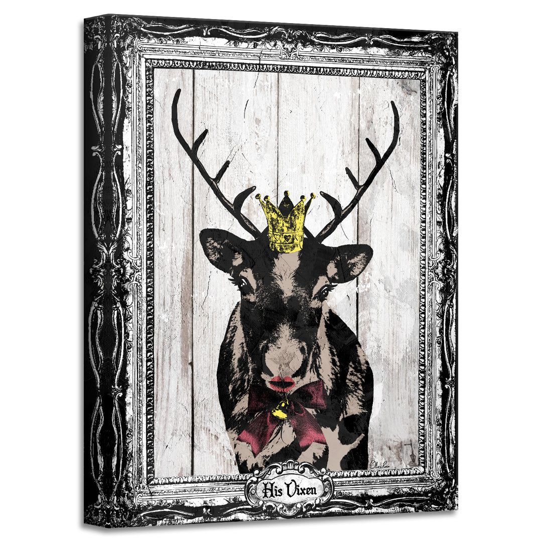 His Vixen' Holiday Wall Art