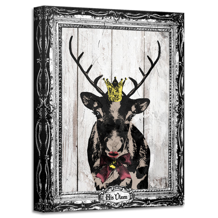 His Vixen' Holiday Wall Art