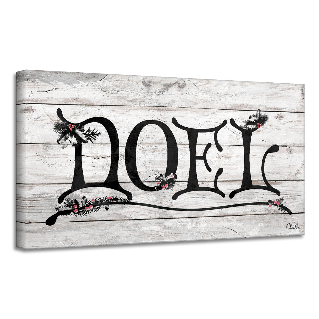 'Noel' Holiday Canvas Wall Art