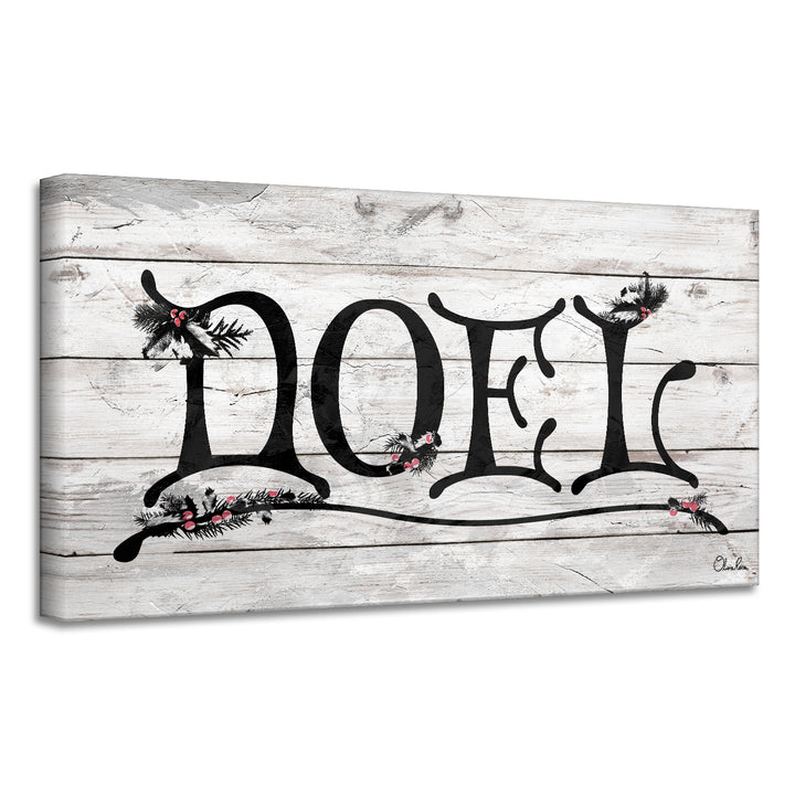 'Noel' Holiday Canvas Wall Art