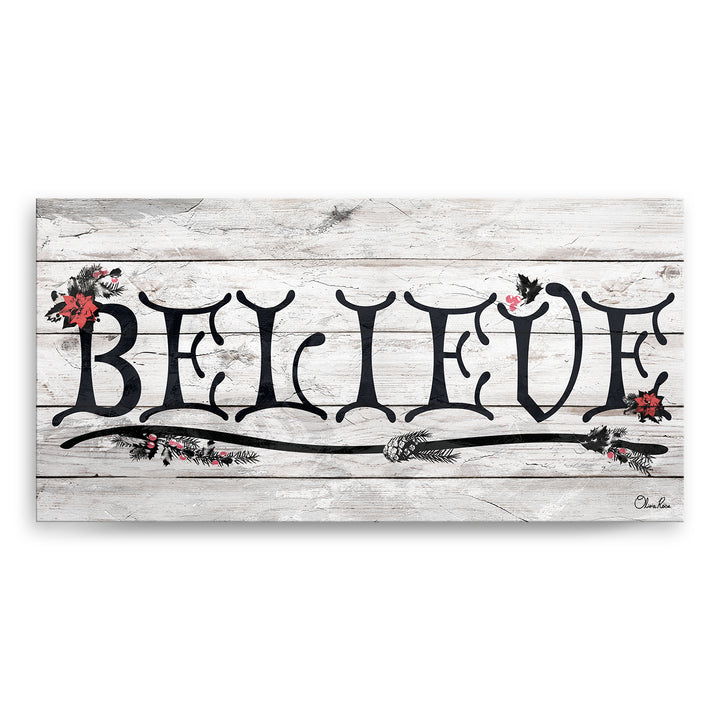 'Believe III' Holiday Canvas Wall Art