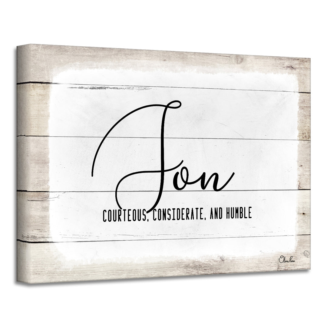 'Admiration' Wrapped Canvas Textual Wall Art