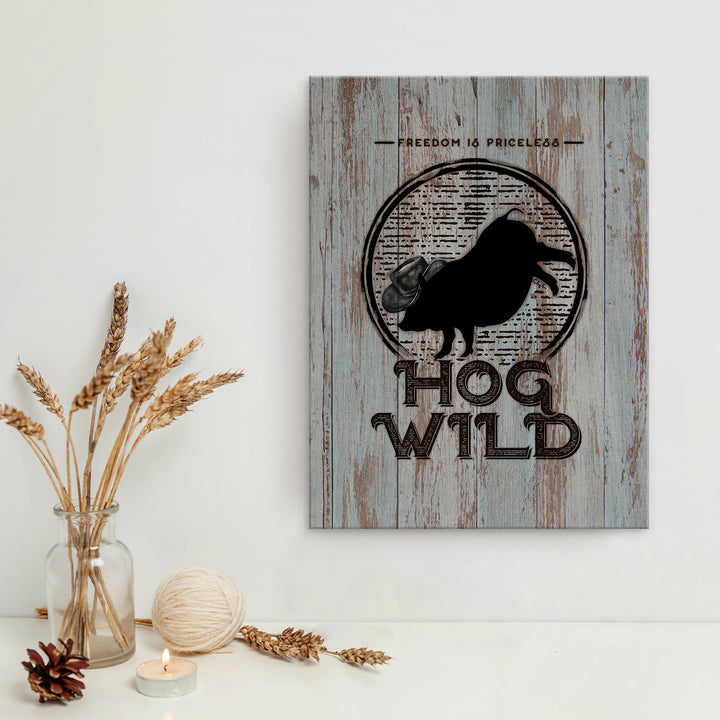 Hog Wild' Wall Art