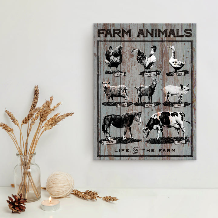 Farm Animals' Wall Art