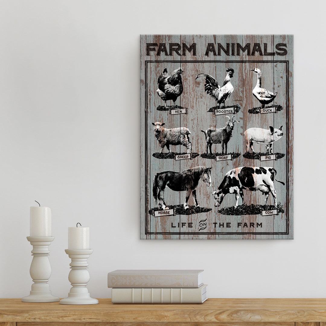 Farm Animals' Wall Art