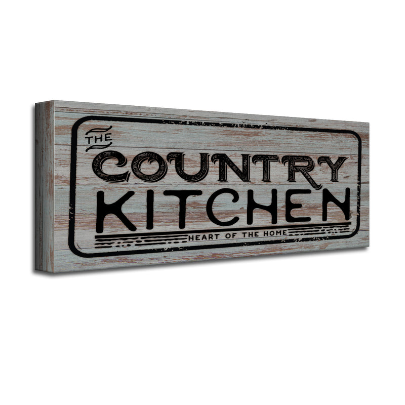 'Country Kitchen' Wrapped Canvas Wall Art