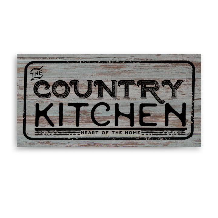 'Country Kitchen' Wrapped Canvas Wall Art