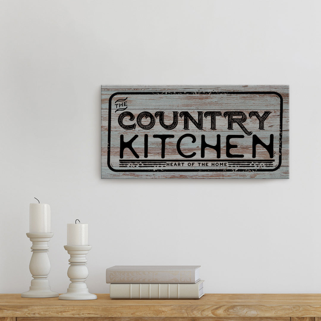 'Country Kitchen' Wrapped Canvas Wall Art