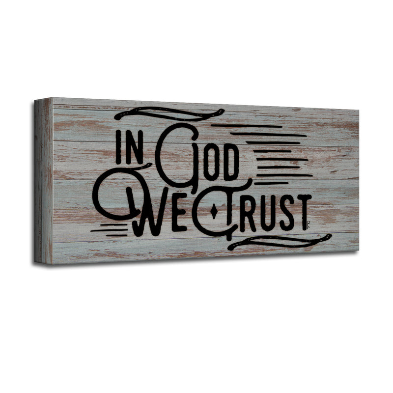 'In God We Trust' Wrapped Canvas Wall Art