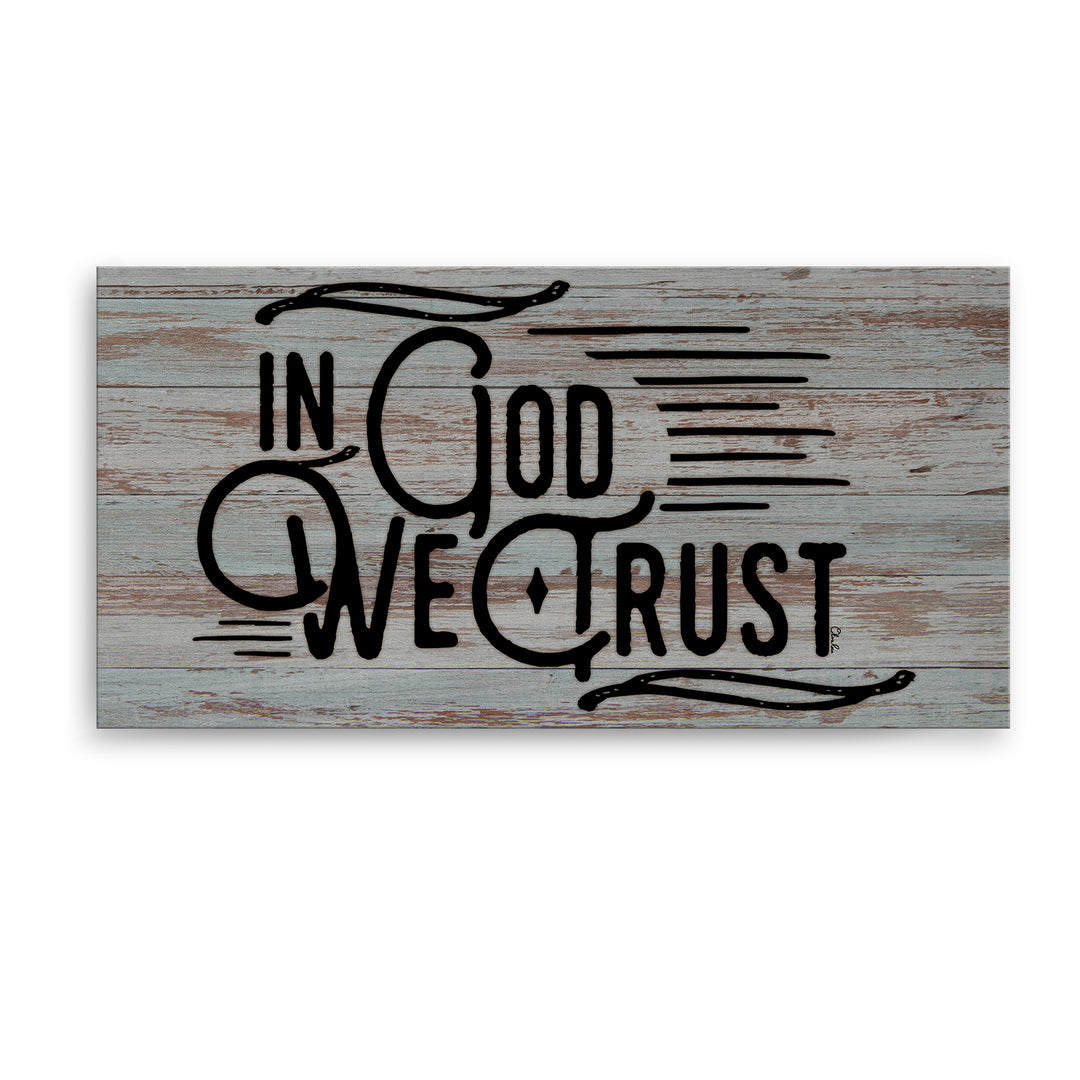 'In God We Trust' Wrapped Canvas Wall Art