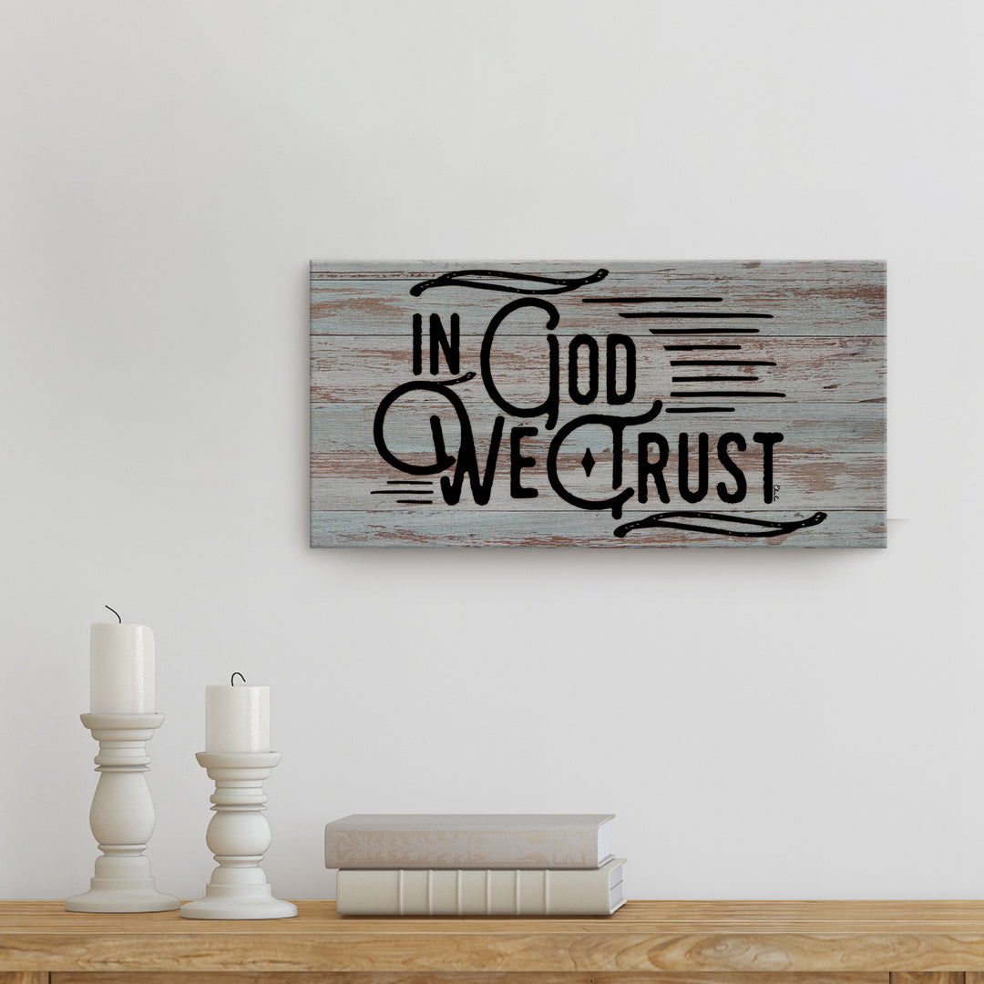 'In God We Trust' Wrapped Canvas Wall Art