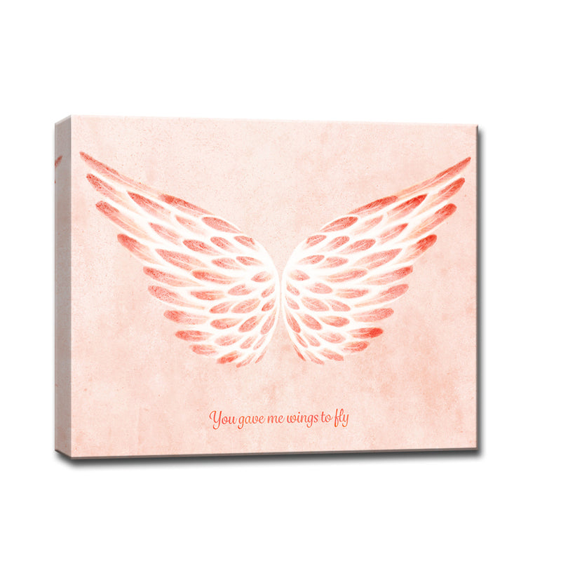 You gave me Wings to Fly II' Wrapped Canvas Wall Art