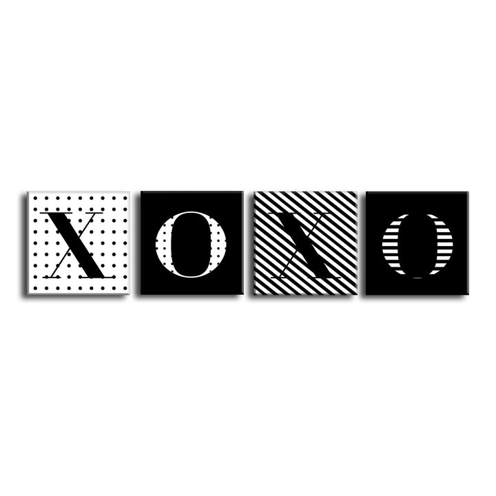 XOXO' Wrapped Canvas Wall Art