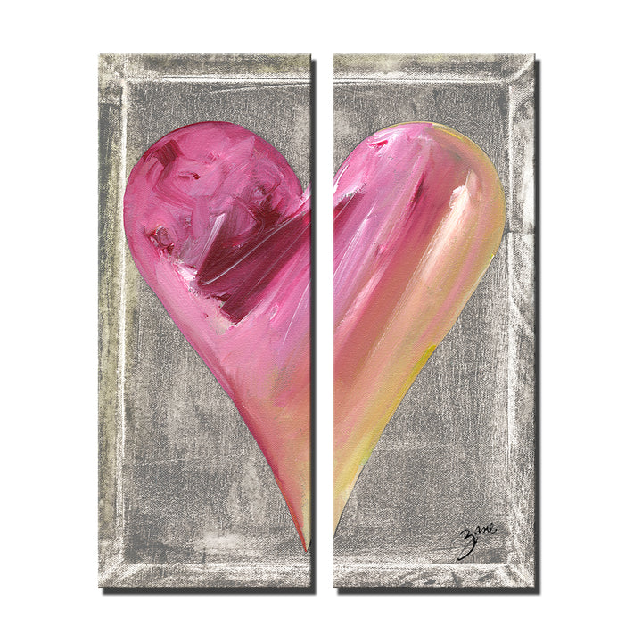 Al' Abstract Heart Wall Art