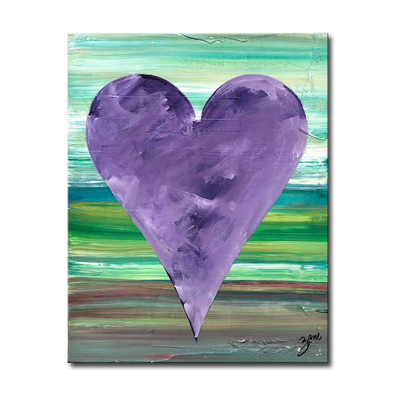 Anthony' Abstract Heart Wall Art