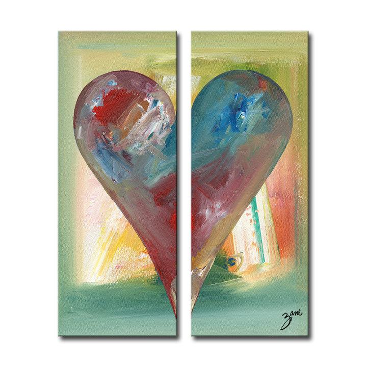 Arrow'  Abstract Heart Wall Art