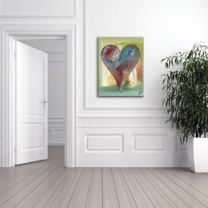 Arrow'  Abstract Heart Wall Art