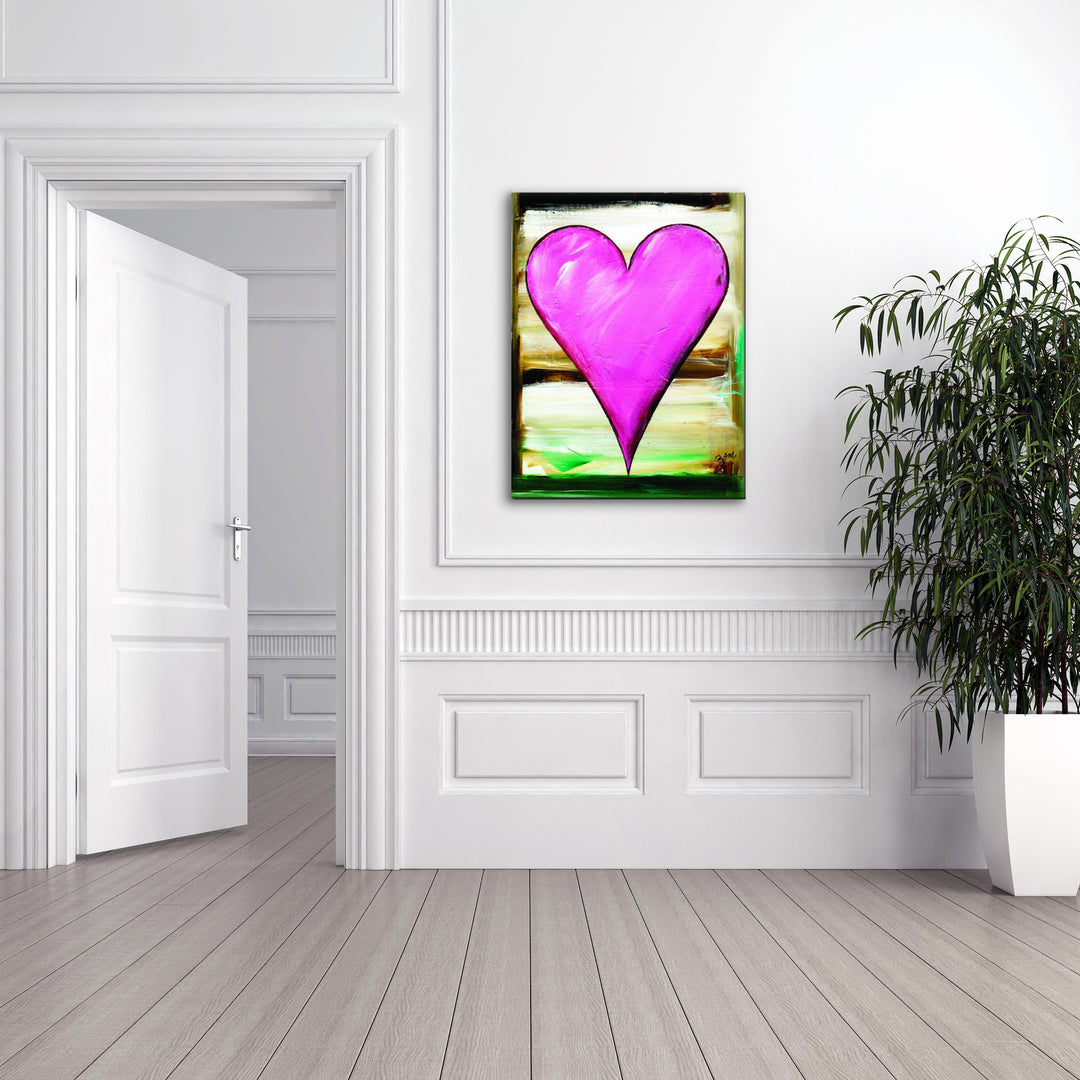 Baily II'  Abstract Heart Wall Art