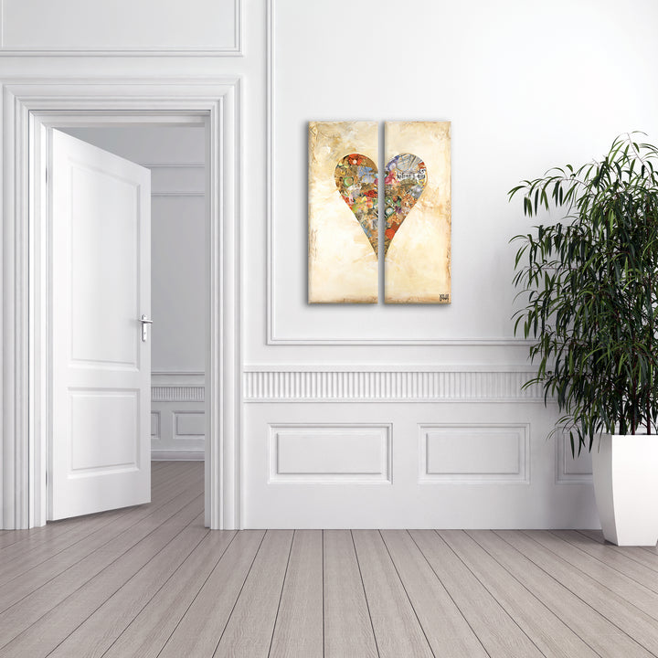 Bella'  Abstract Heart Wall Art