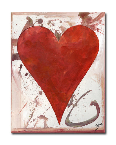 Cameryn'  Abstract Heart Wall Art