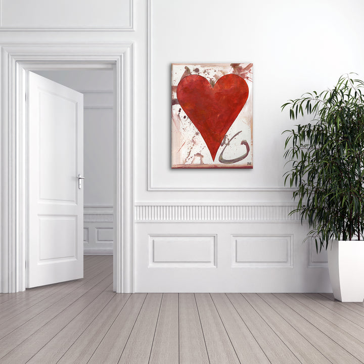Cameryn'  Abstract Heart Wall Art