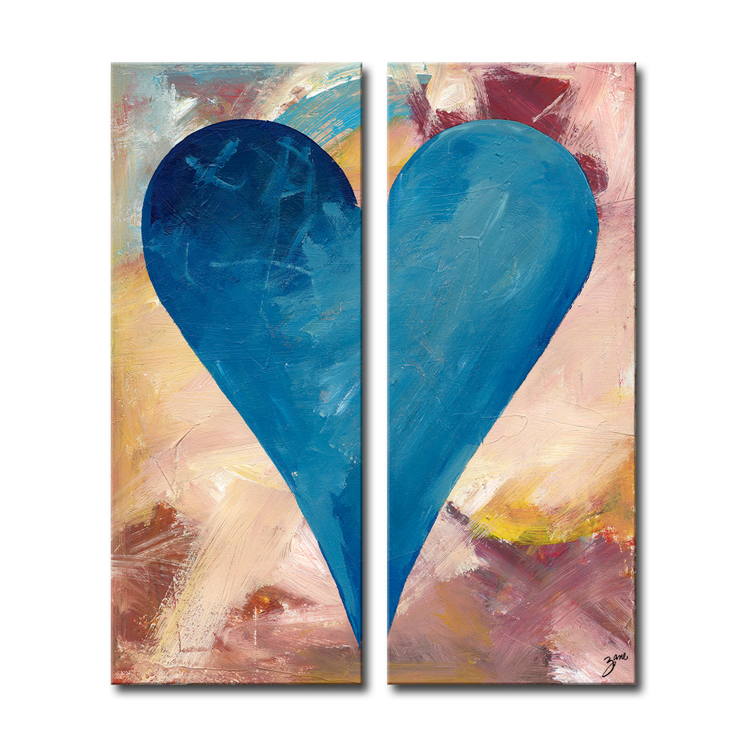 Cassidy'  Abstract Heart Wall Art