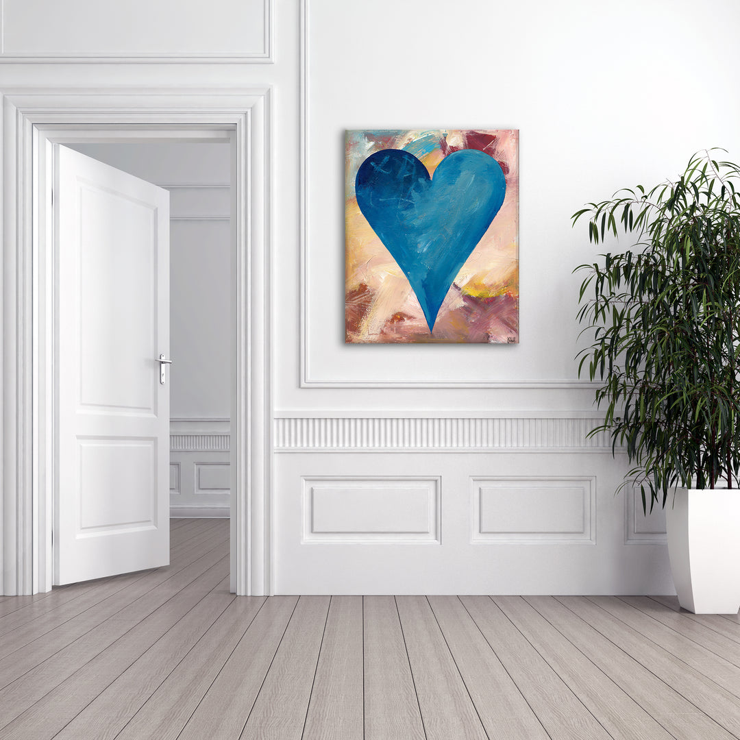 Cassidy'  Abstract Heart Wall Art