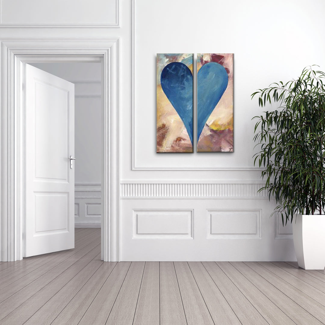 Cassidy'  Abstract Heart Wall Art