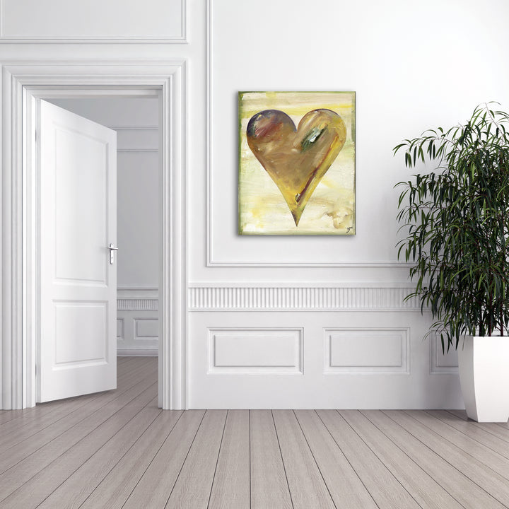 Clay'  Abstract Heart Wall Art