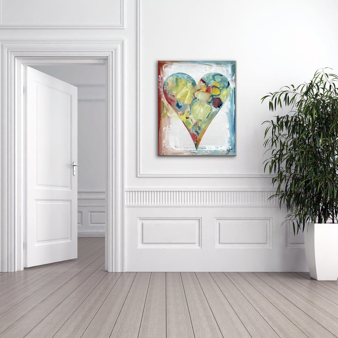Daniel'  Abstract Heart Wall Art