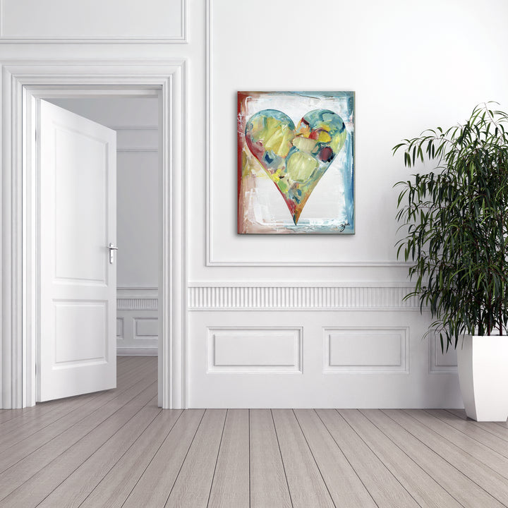 Daniel'  Abstract Heart Wall Art