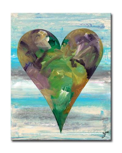 Desirae'  Abstract Heart Wall Art