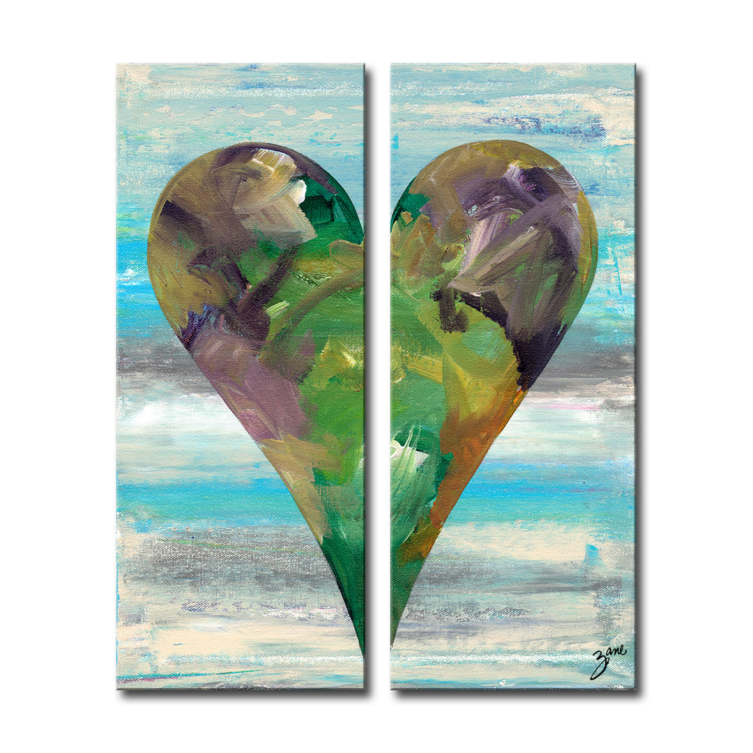 Desirae'  Abstract Heart Wall Art