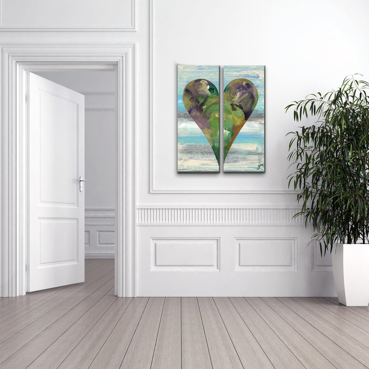 Desirae'  Abstract Heart Wall Art