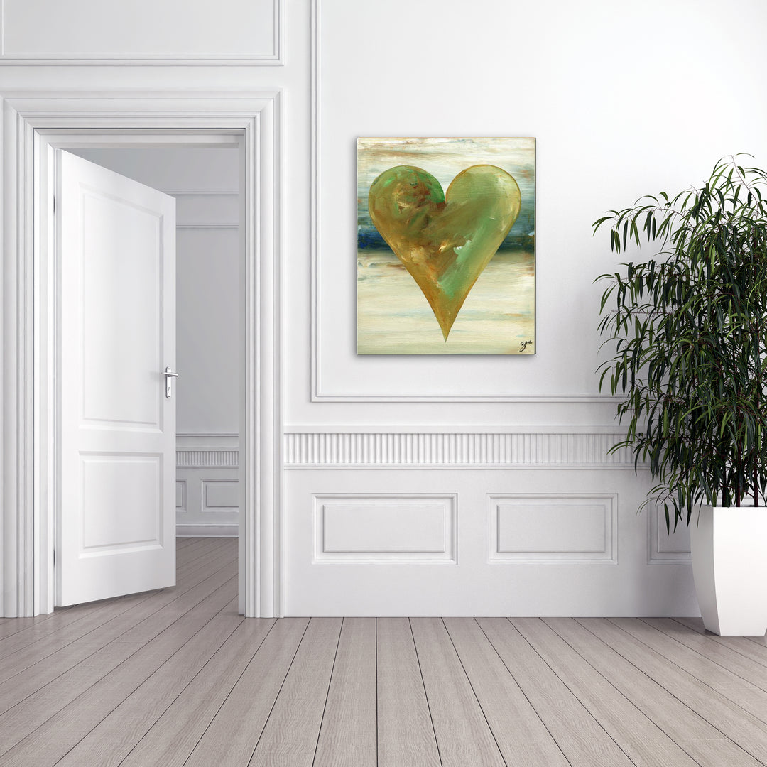 Elijah'  Abstract Heart Wall Art