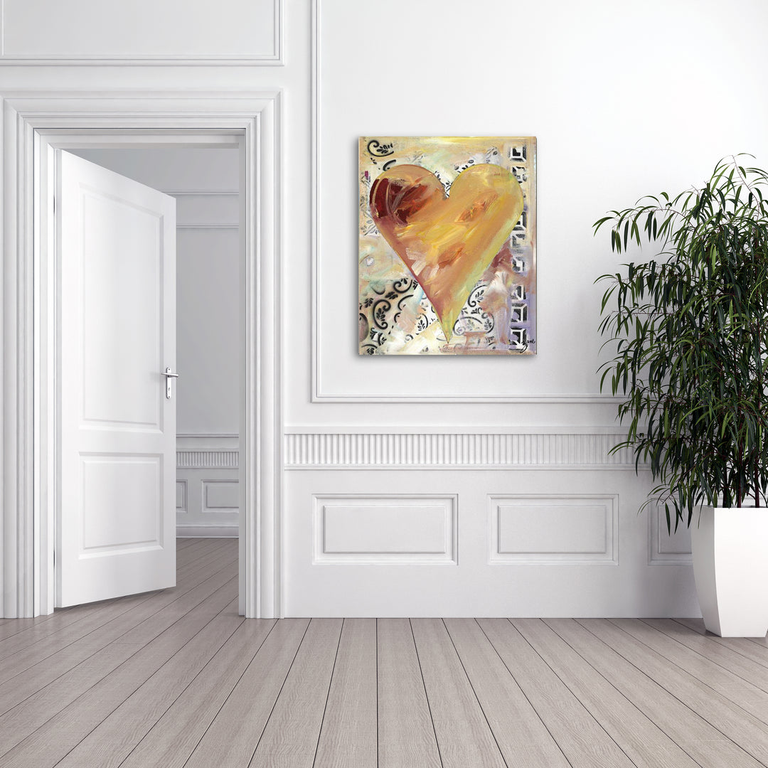 Fabienne' Abstract Heart Wall Art