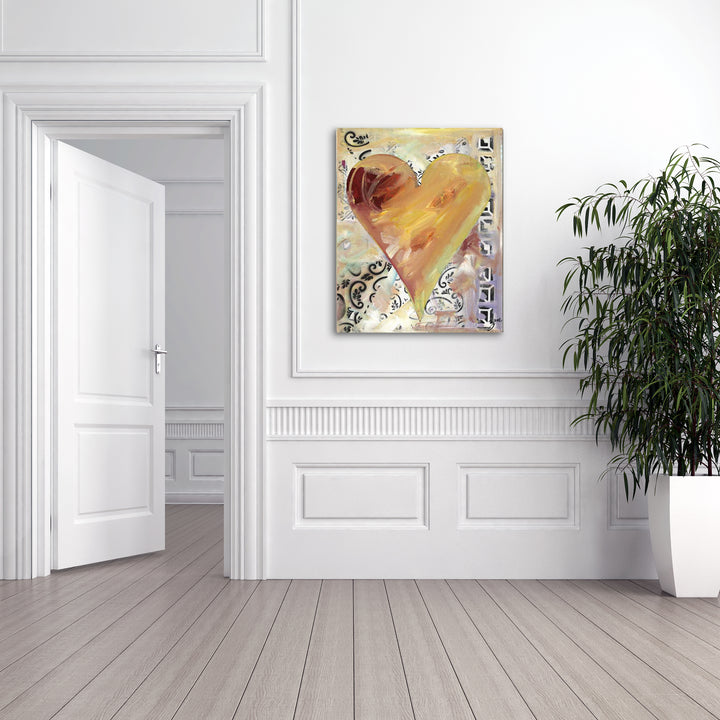 Fabienne' Abstract Heart Wall Art